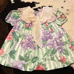 Little precious flower dress size 2T from the 90s